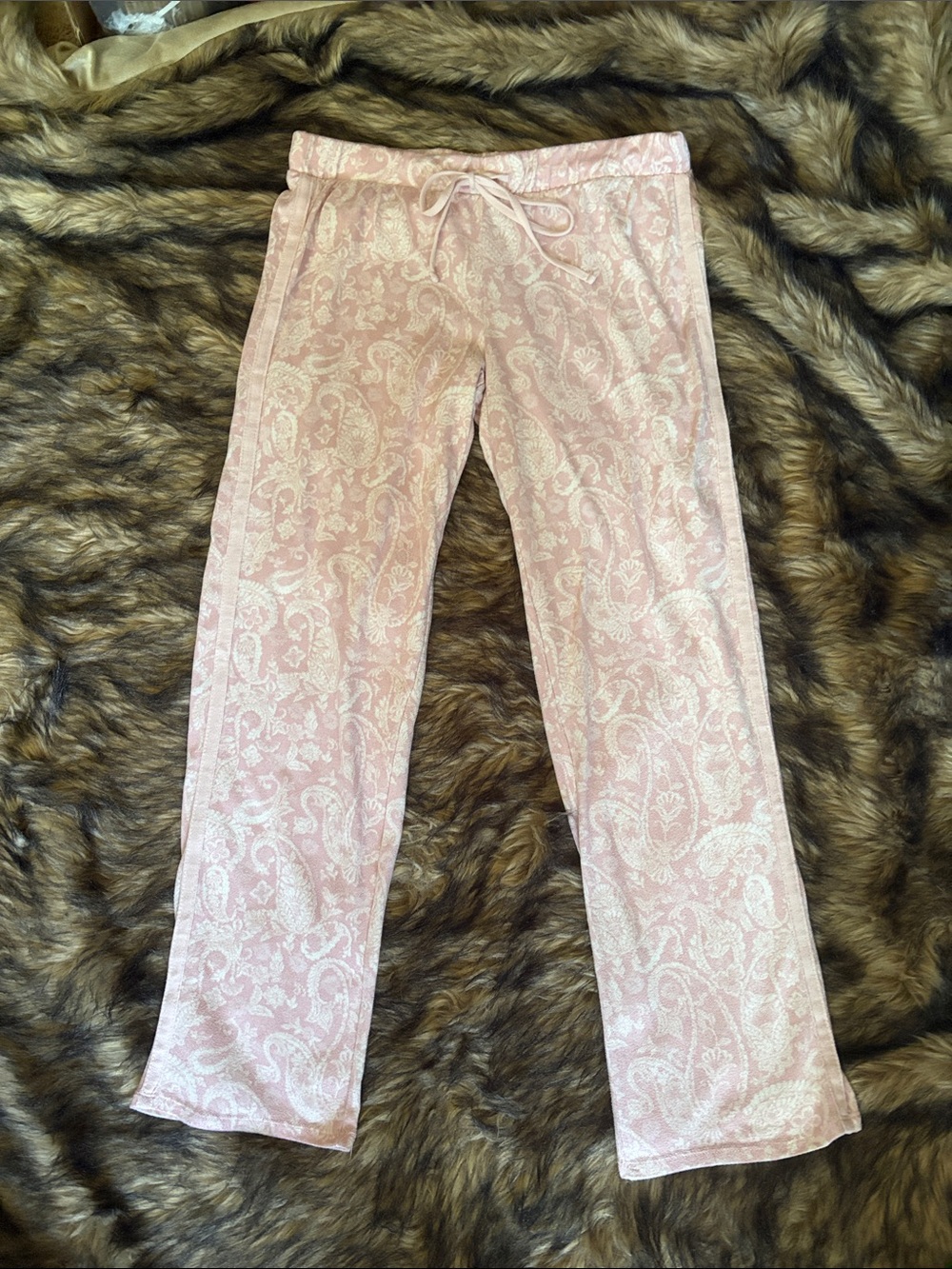 Lucky Brand Light Pink Paisley Lounge Pants Size Small